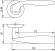 Ручка дверная Fuaro BOSTON AR CP-8 хром, квадрат 8x140 мм, стяжки M4(10*50*50)