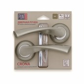 Ручка дверная Punto CRONA TL/HD SN/CP-3 матовый никель/хром