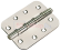 Петля Morelli стальная универсальная скругленная MS-C 100X70X2.5-4BB SN Цвет - Белый никель фото