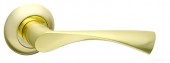Ручка дверная Fuaro CLASSIC AR SG/GP-4 матовое золото/золото, квадрат 8x140 мм