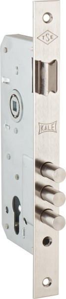 Корпус врезного замка с защёлкой Kale 152/3MR (45 mm) w/b (никель)