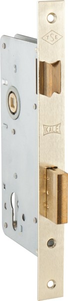 Корпус врезного замка с защёлкой Kale 152/R (60 mm) w/b (латунь)