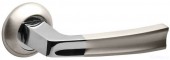 Ручка дверная Fuaro VOLT RM SN/CP-3 матовый никель/хром