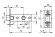 Защелка Armadillo (Армадилло) врезная LH 120-45-25 SN Матовый никель BOX /прям/ чертеж
