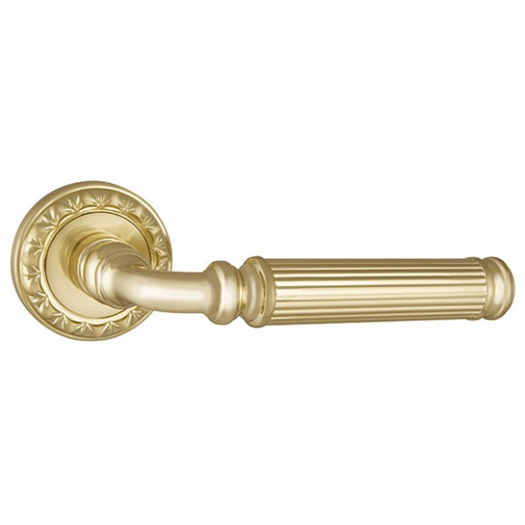 Ручка дверная Punto BELLAGIO MT SG/GP-4 матовое золото/золото