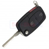 Корпус выкидного ключа AUDI 2 кнопки + паника (A4, A6, S4)