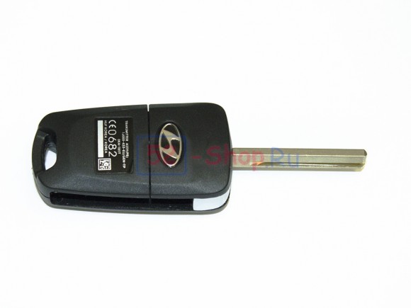 Выкидной ключ Hyundai 3 кнопки тип 2