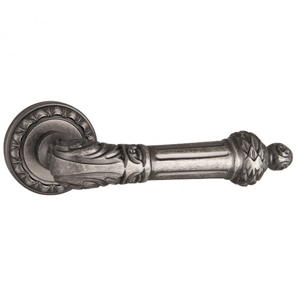 Ручка дверная Punto LUXOR MT OS-9 античное серебро