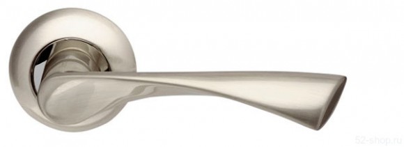 Ручка дверная Armadillo Corona LD23-1SN/CP-3 матовый никель/хром